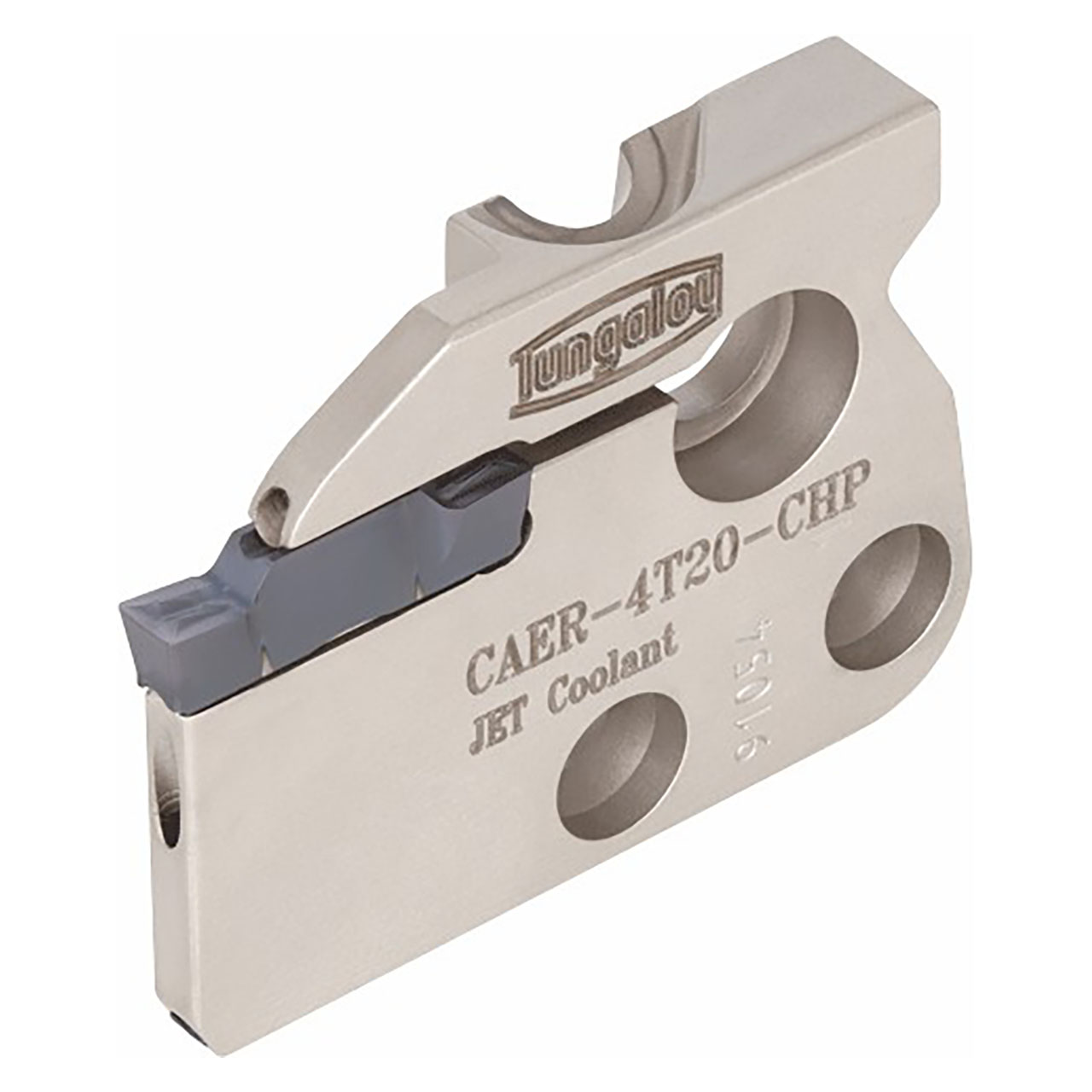 Tungaloy 6775216 | CAER-4T16-CHP 0.177" Width x 1.634" Functional Length x 1.299" Shank Height Right Hand Cut-Off & Grooving Support Blade