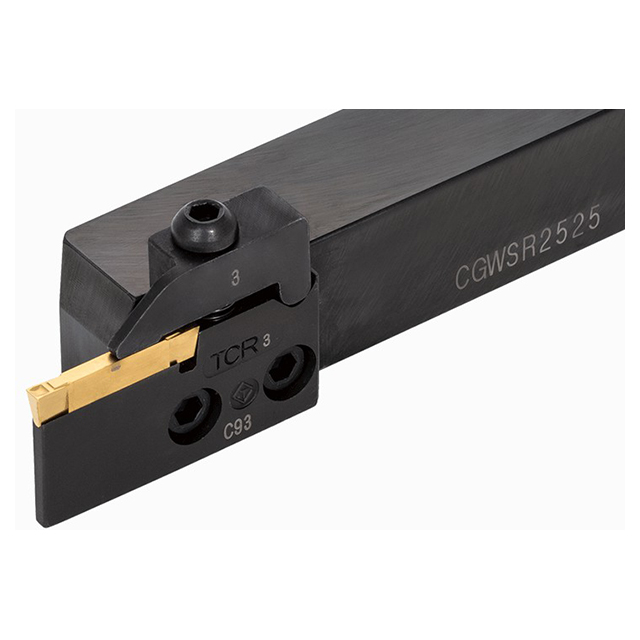 Tungaloy 6801788 | CGWSR2525-CGDR3 157.60mm Functional Length x 25.00mm Shank Height Right Hand Grooving Tool