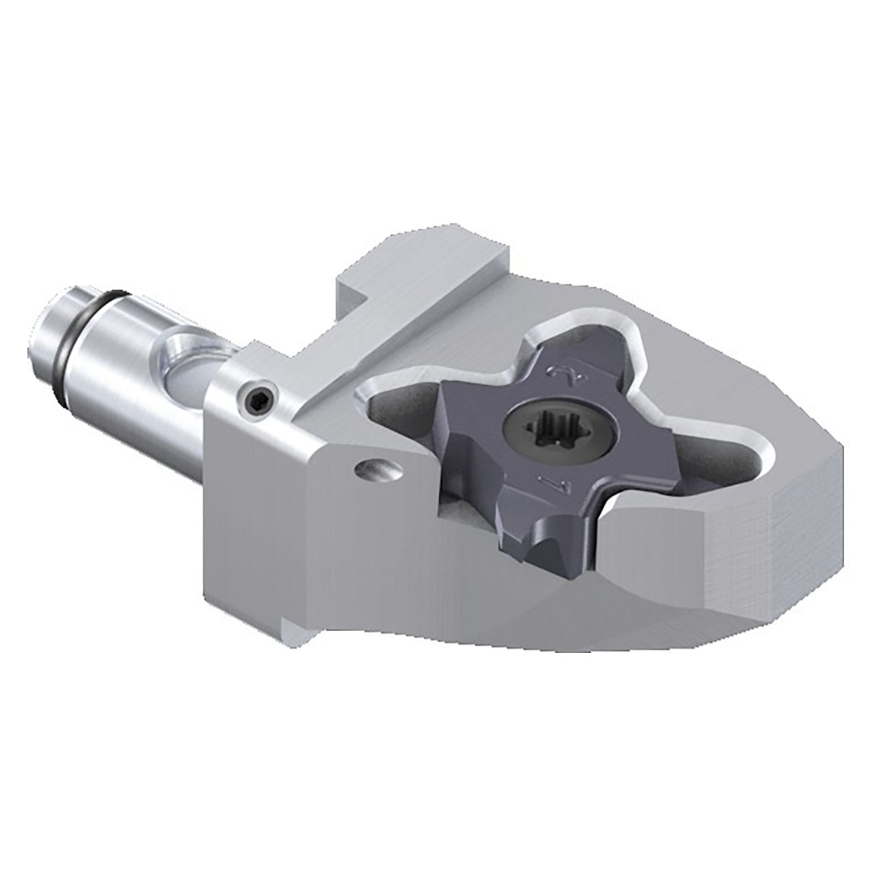 Tungaloy 6838529 | QC12-STCL18-Y-CHP 1/8" Width x 19.89mm Functional Length x 11.99mm Shank Height Left Hand Modular Grooving Cutting Unit Head