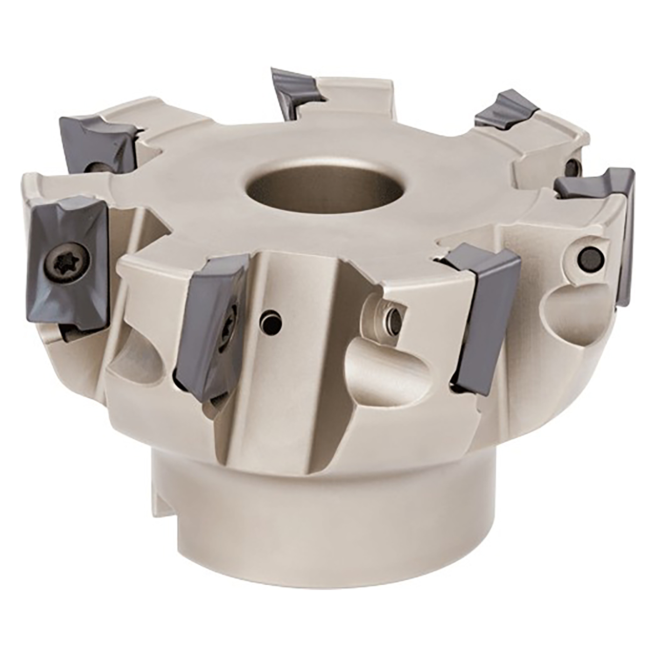 Tungaloy 3029028 | TPO18R080M25.4-07 80.00mm Diameter x 16.70mm Depth x 50.00mm OAL Steel Right Hand Indexable Square-Shoulder Face Mill