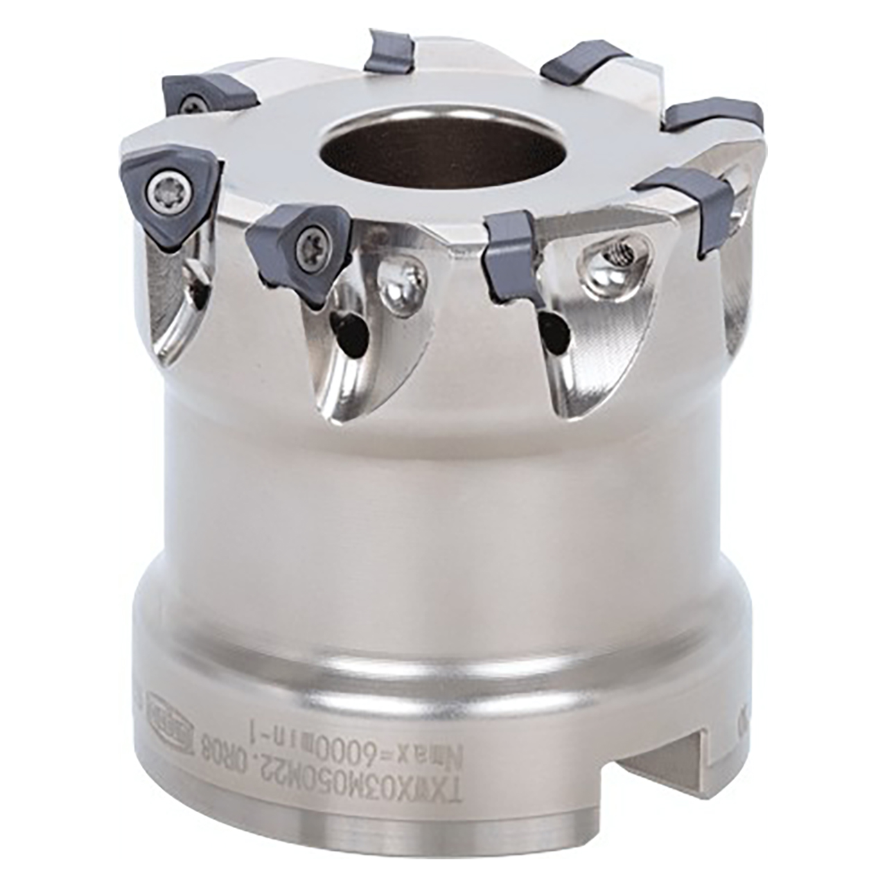 Tungaloy 6798866 | TXWX03U1.50B0.50R05 1.216" Diameter x 0.039" Depth x 1.575" OAL Steel Right Hand Indexable High-Feed Face Mill