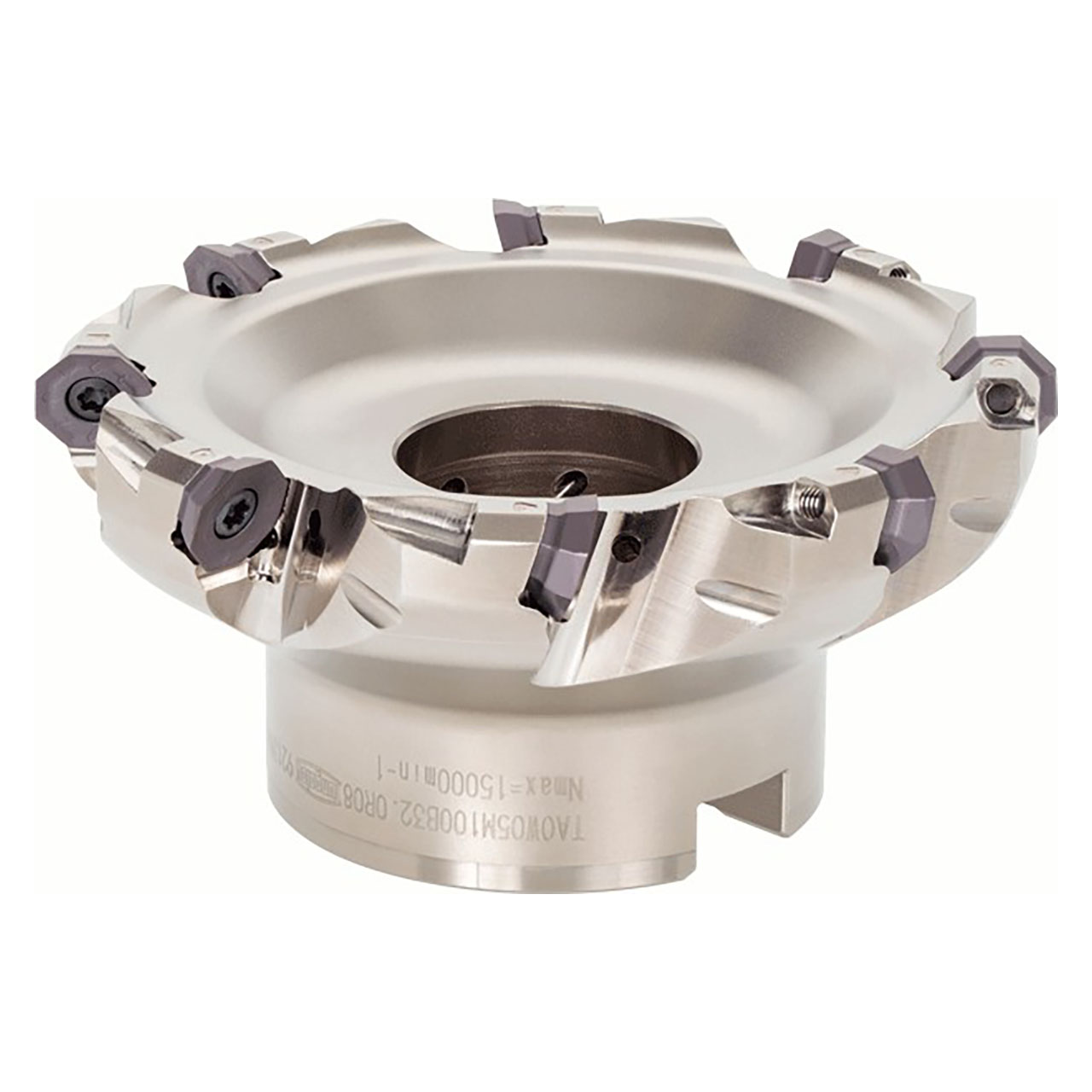 Tungaloy 6791556 | TAOW05M080B27.0R07 80.00mm Diameter x 3.00mm Depth x 50.00mm OAL Steel Right Hand Indexable Chamfer & Angle Face Mill