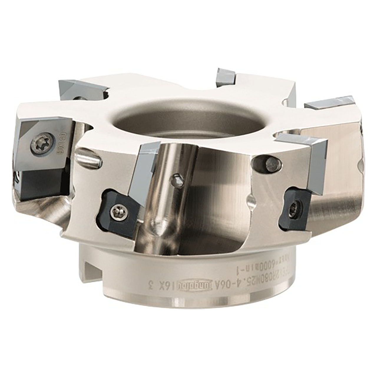 Tungaloy 6748506 | TFE12R080M27.0E06A 80.00mm Diameter x 8.00mm Depth x 40.00mm OAL Steel Right Hand Indexable Square-Shoulder Face Mill