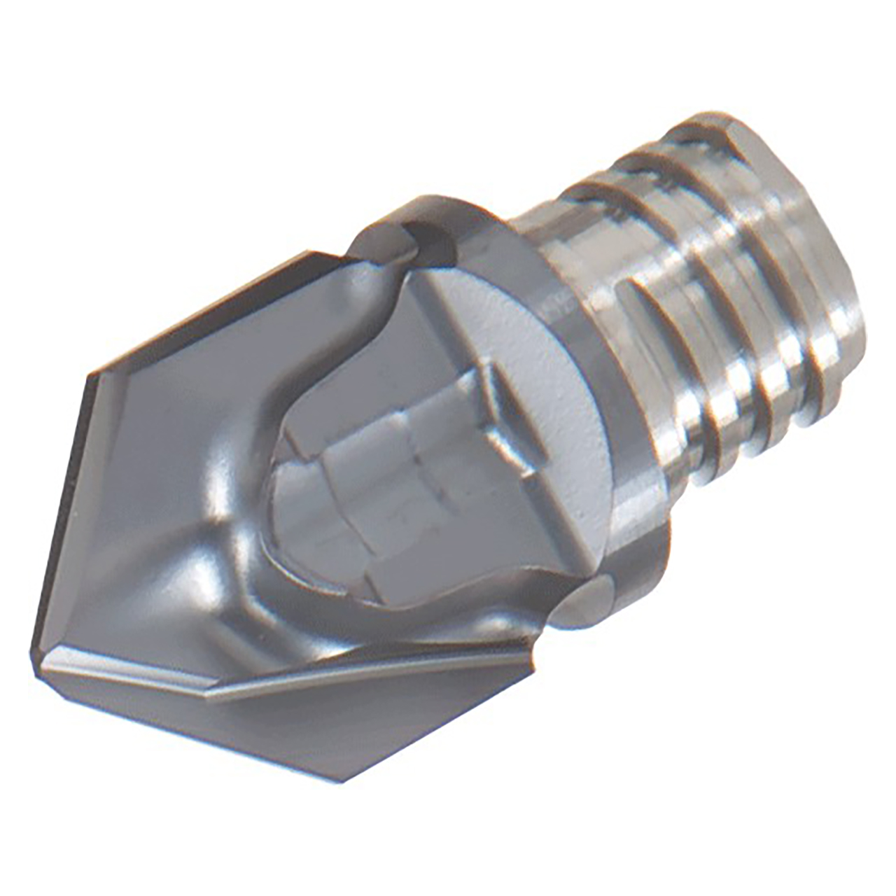 Tungaloy 6859494 | VCP165L15.0A45-02S10 AH725 1.50mm Diameter x 18.80mm Functional Length x 15.00mm Depth of Cut TiAlN Coated Carbide Chamfer Replaceable Milling Tip