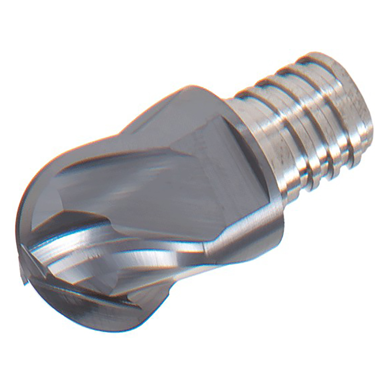 Tungaloy 6864006 | VBD0375L27-BG-U04S06 AH725 3/8" Diameter x 0.512" Functional Length x 0.275" Depth of Cut x 0.188" Radius TiAlN Coated Carbide Ball End Mill Head