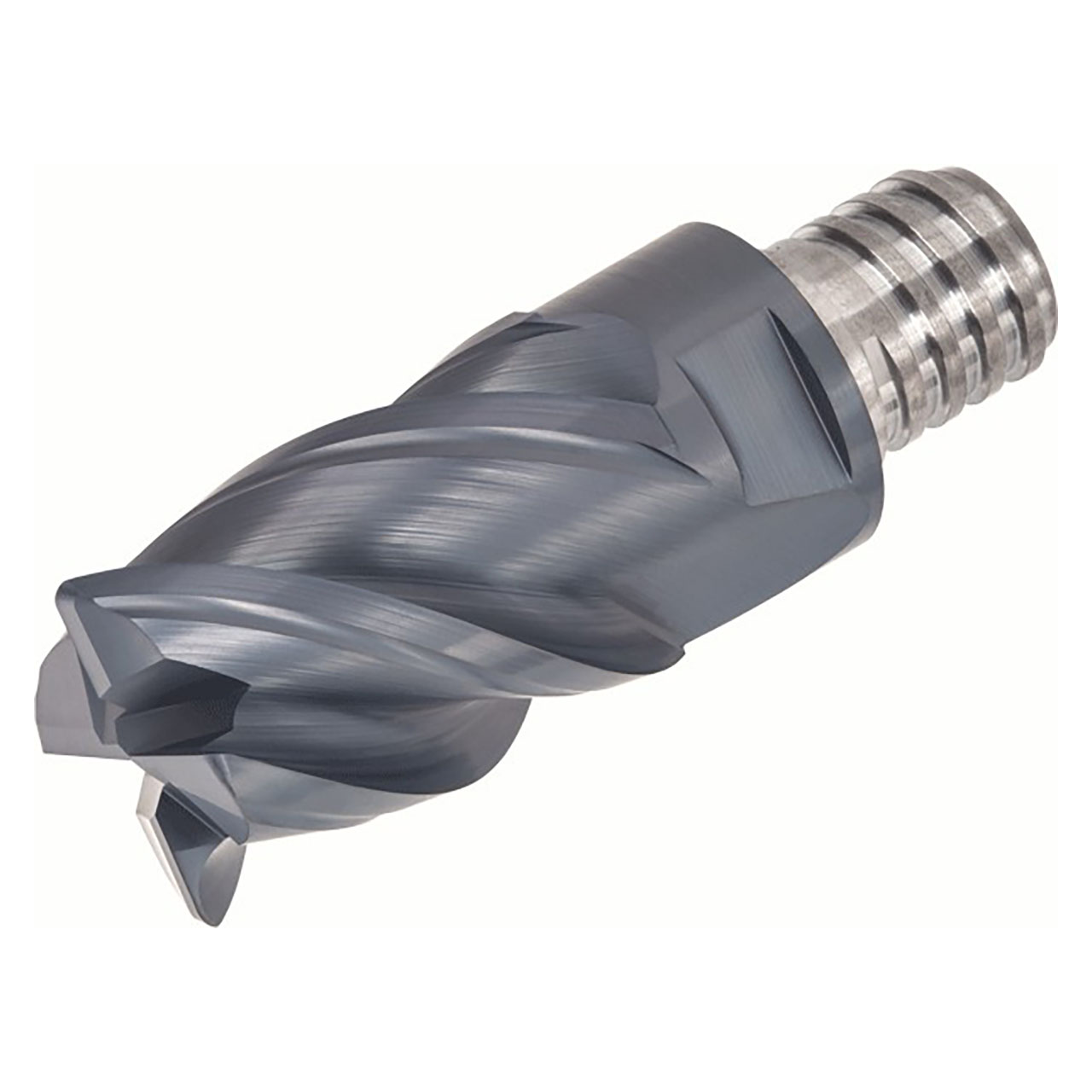 Tungaloy 6787793 | VEH100L15.0R10I04S06 AH715 10.00mm Diameter x 22.00mm Functional Length x 15.00mm Depth of Cut Carbide Square End Mill Head