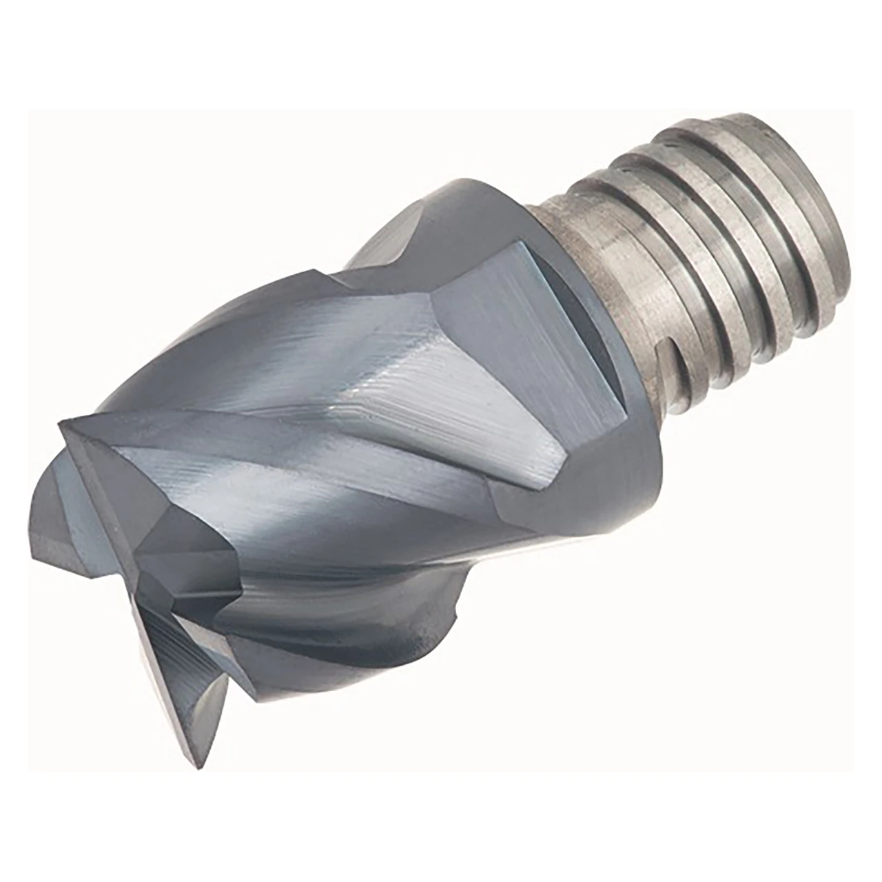 Tungaloy 6859270 | VED080L05.0R05-04S05 AH725 8.00mm Diameter x 10.00mm Functional Length x 5.00mm Depth of Cut x 0.50mm Radius TiAlN Coated Carbide Square End Mill Head