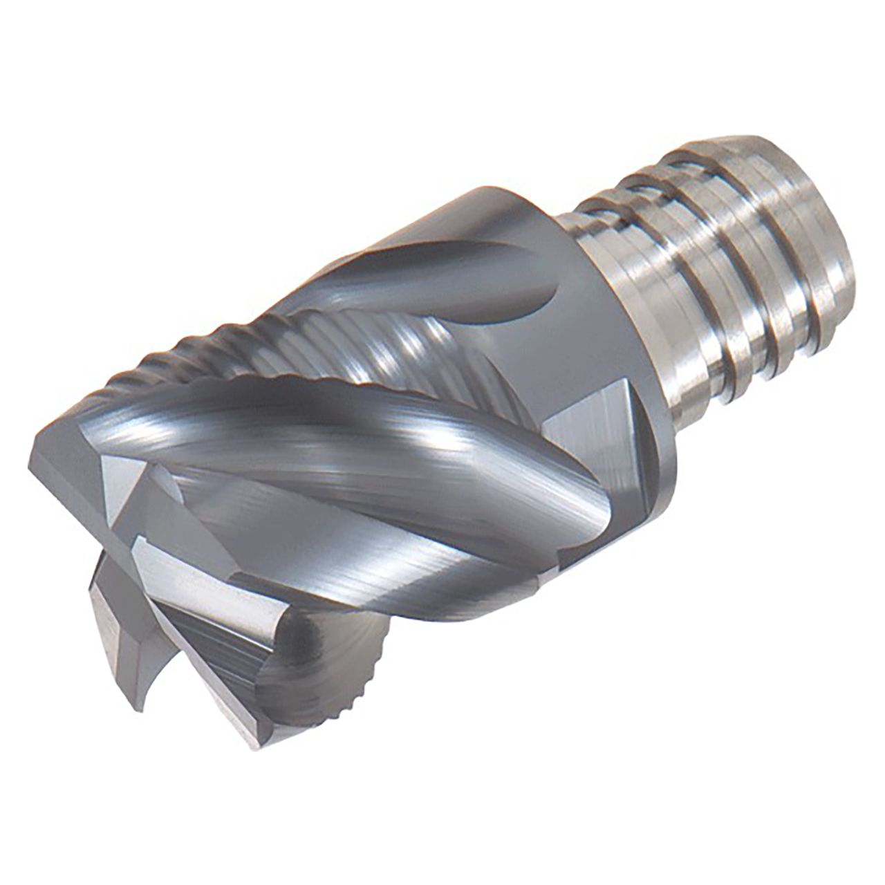 Tungaloy 6863929 | VEE062L47C024CU04S10 AH725 5/8" Diameter x 0.800" Functional Length x 0.470" Depth of Cut TiAlN Coated Carbide Square End Mill Head