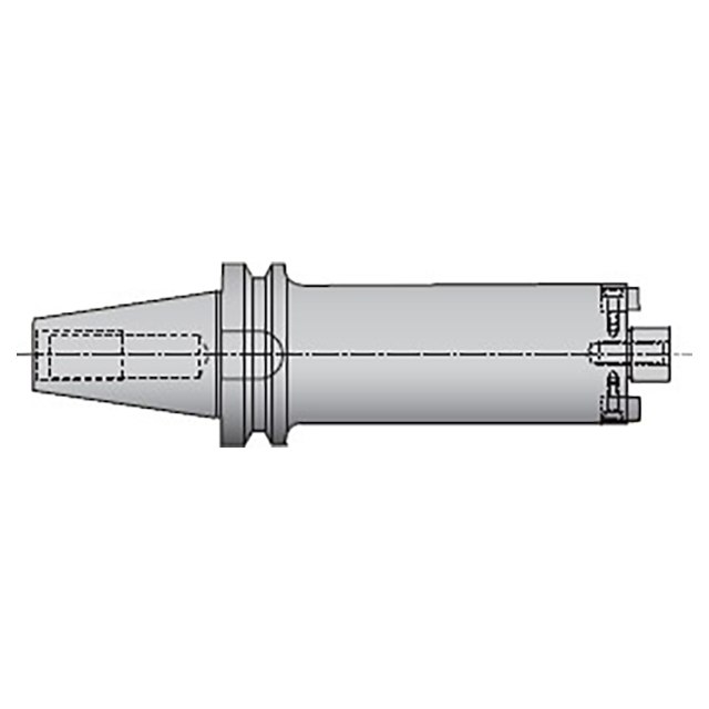 Tungaloy 6816087 | BT50-FMC22-188-47 BT50 Shank x 1.850" Diameter x 7.402" OAL Steel M24 Face Mill Holder