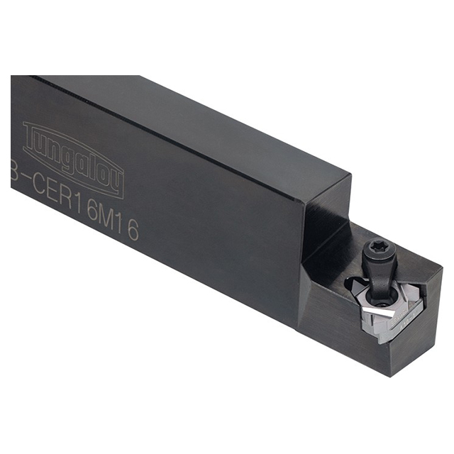 Tungaloy 6801128 | B-SER10H16 20.00mm Shank Height x 100.00mm OAL Steel Right Hand Indexable Threading Toolholder
