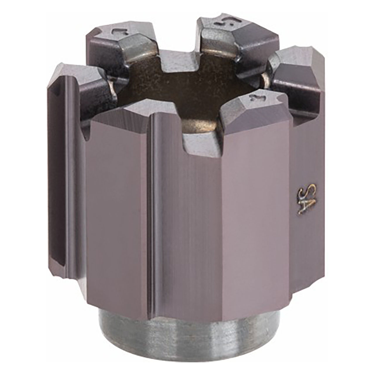 Tungaloy 6344824 | HRM-26.000-AS-T9 AH725 26.00mm Diameter x 12.80mm Length 8 Flute TiAlN Carbide Modular Reamer Head