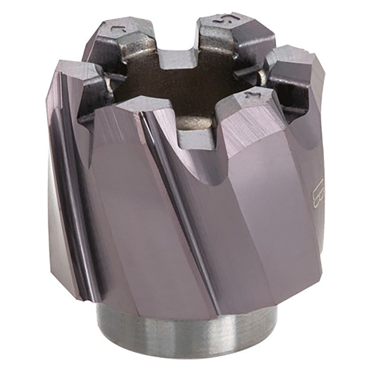 Tungaloy 5650625 | HRM-28.000-BL-T9 AH725 28.00mm Diameter x 12.80mm Length 8 Flute TiAlN Carbide Modular Reamer Head