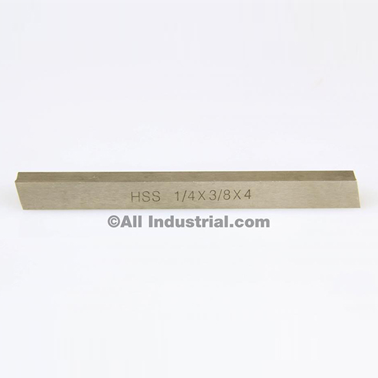 All Industrial 19758 | 1/4" X 3/8" X 4" HSS Tool Bit Rectangular Lathe Fly Cutter Mill Blank