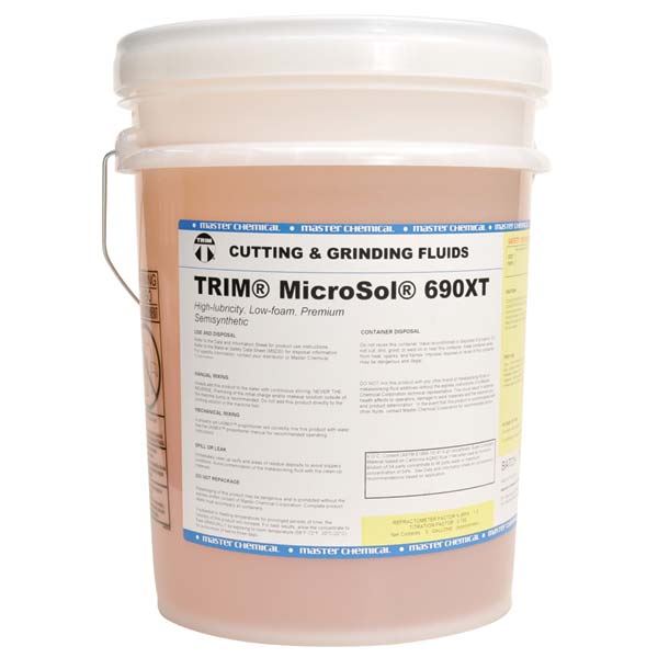 Master Fluid Solutions MS690XT/5 | MASTER CHEMICAL 5 GallonPail Low-Foam Semi-Synthetic Microsol 690XT