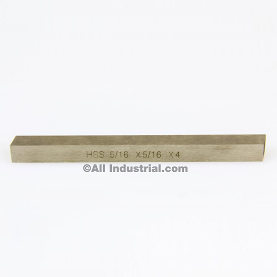 All Industrial 19762 | 5/16" X 5/16" X 4" HSS Tool Bit Rectangular Lathe Fly Cutter Mill Blank