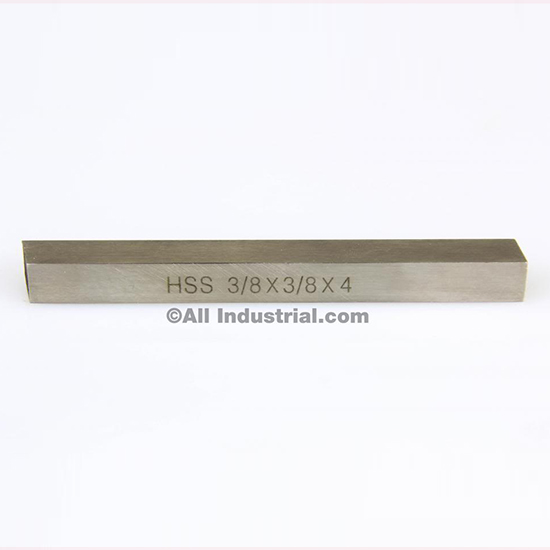 All Industrial 19764 | 3/8" X 3/8" X 4" HSS Tool Bit Square Lathe Fly Cutter Mill Blank