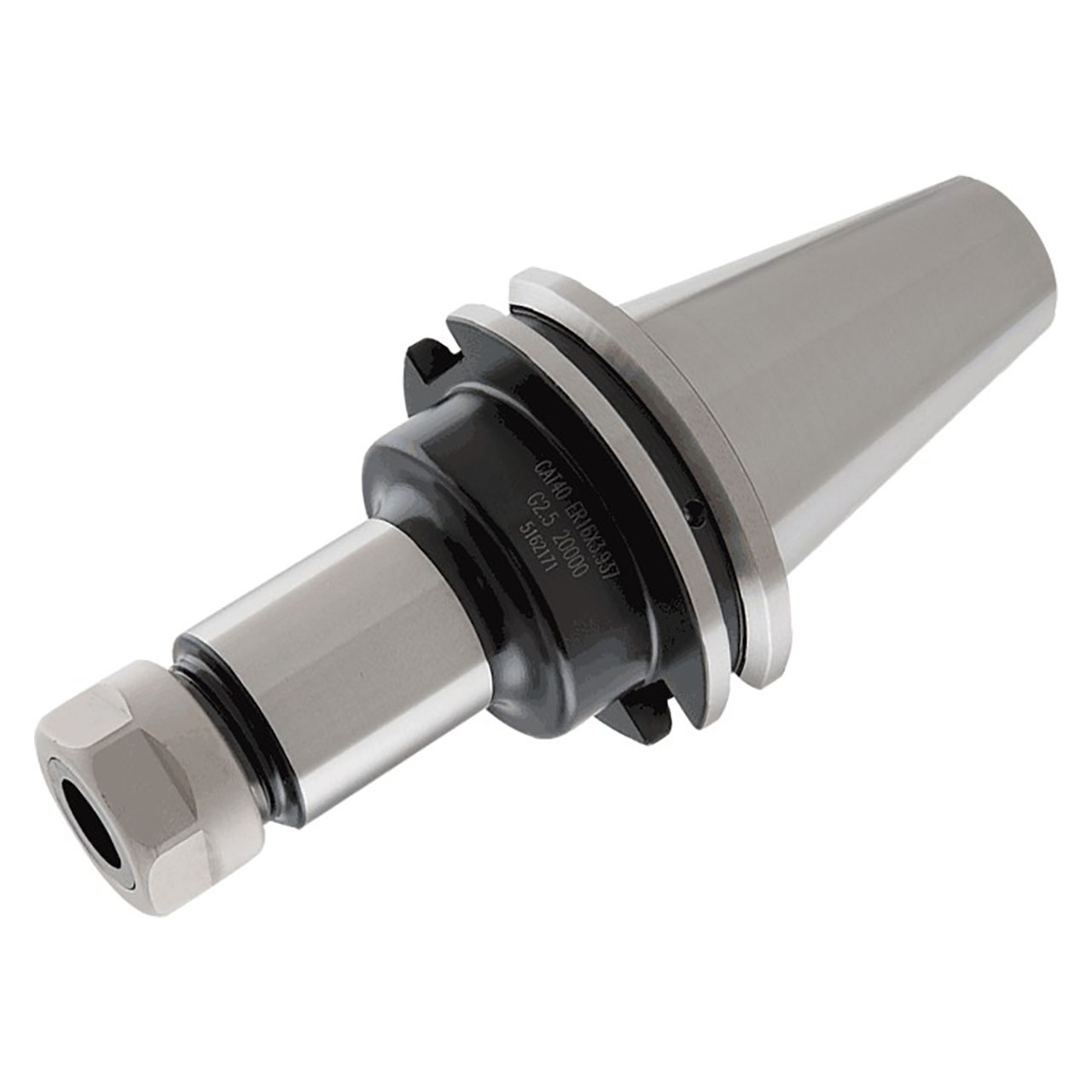 Tungaloy 4510474 | CAT50FCER16X5.906 1.102" Diameter x 50 Shank x 5.156" Body Length ER16 Steel Taper Shank