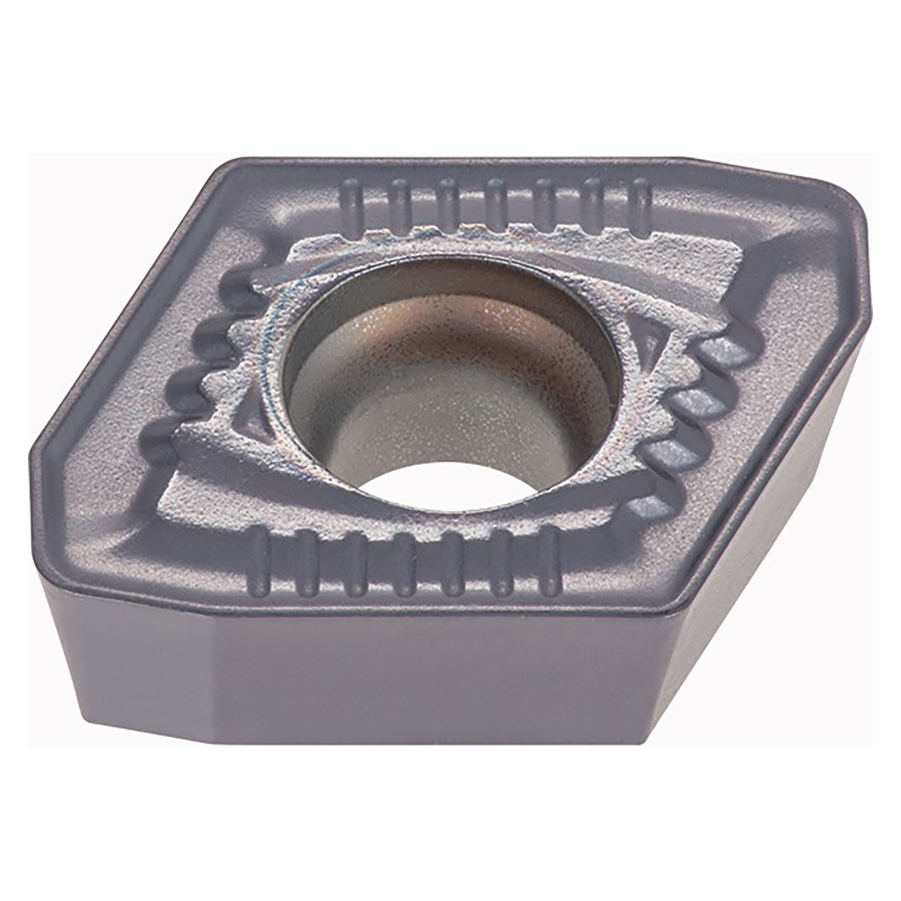 Tungaloy 6718254 | XPMT110412R-DJ AH9030 0.441" Circle Diameter x 0.187" Thickness TiAlN Coated Carbide Indexable Drill Insert