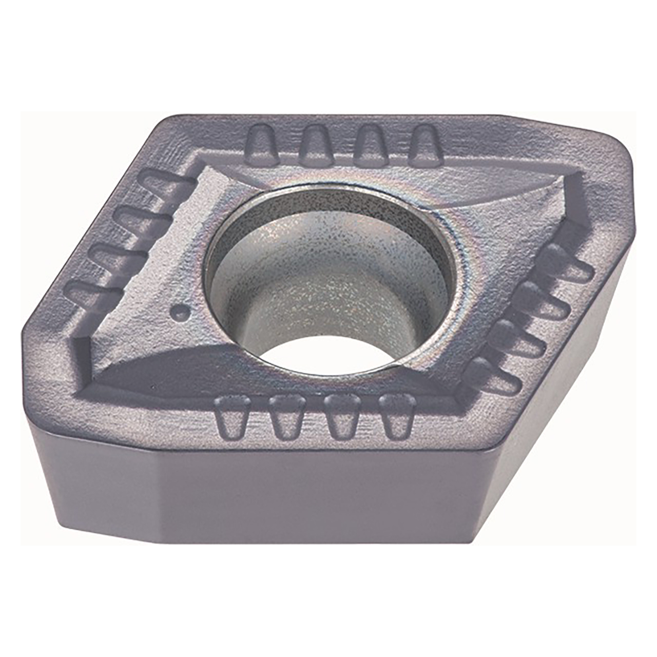 Tungaloy 6718279 | XPMT06X308R-DS AH6030 0.236" Circle Diameter x 0.118" Thickness TiAlN Coated Carbide Indexable Drill Insert
