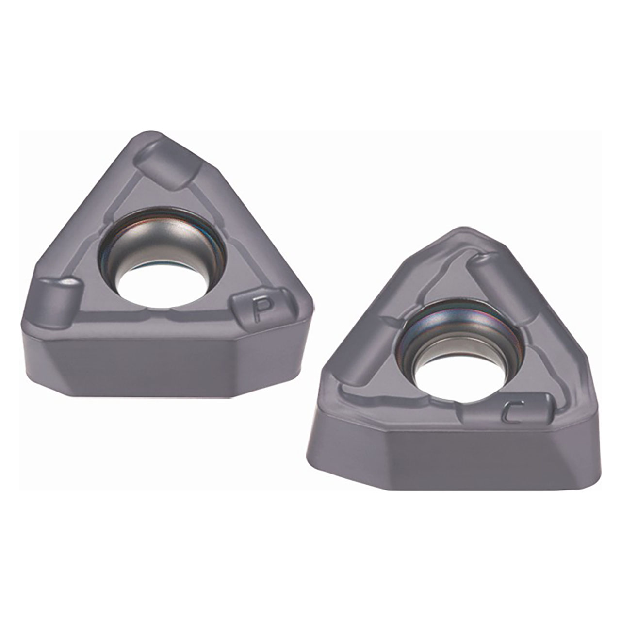 Tungaloy 6993658 | WWMU09X510R-DS AH6030 0.382" Circle Diameter x 0.193" Thickness TiAlN Coated Carbide Indexable Drill Insert