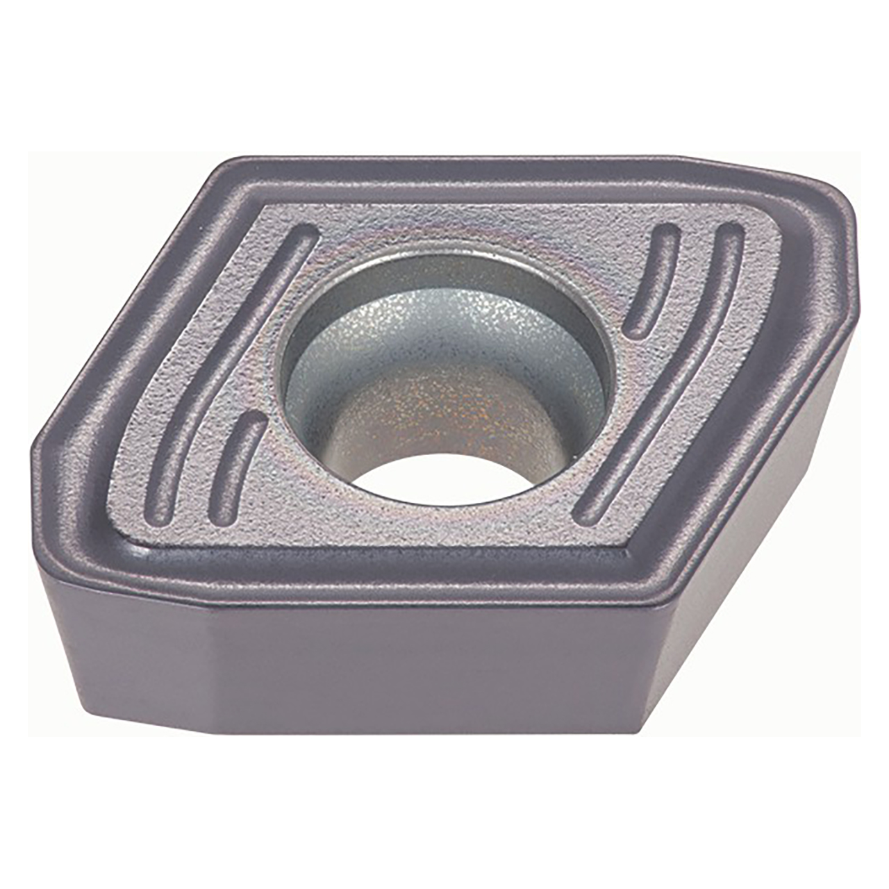 Tungaloy 6861389 | XPMT06X308R-DW AH725 0.236" Circle Diameter x 0.118" Thickness TiAlN Coated Carbide Indexable Drill Insert