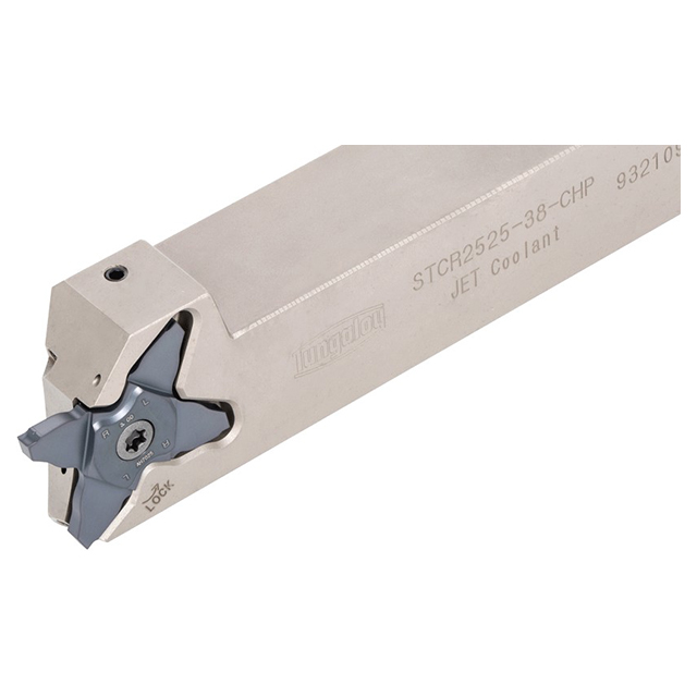 Tungaloy 6784969 | STCL2525-38-CHP 25.00mm Shank Height x 135.00mm OAL Steel Left Hand Indexable Grooving Toolholder