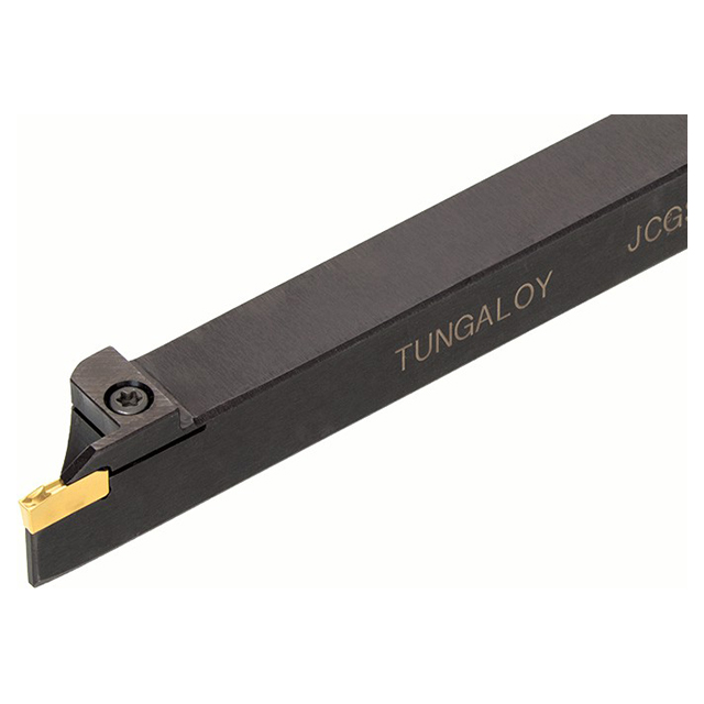 Tungaloy 6817683 | JCGSSL1010-20 10.00mm Shank Height x 125.00mm OAL Steel Left Hand Indexable Grooving Toolholder