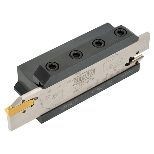 Tungaloy 6816634 | CCBS25-32 25.00mm Shank Height Steel Indexable Cut-Off Blade Tool Block
