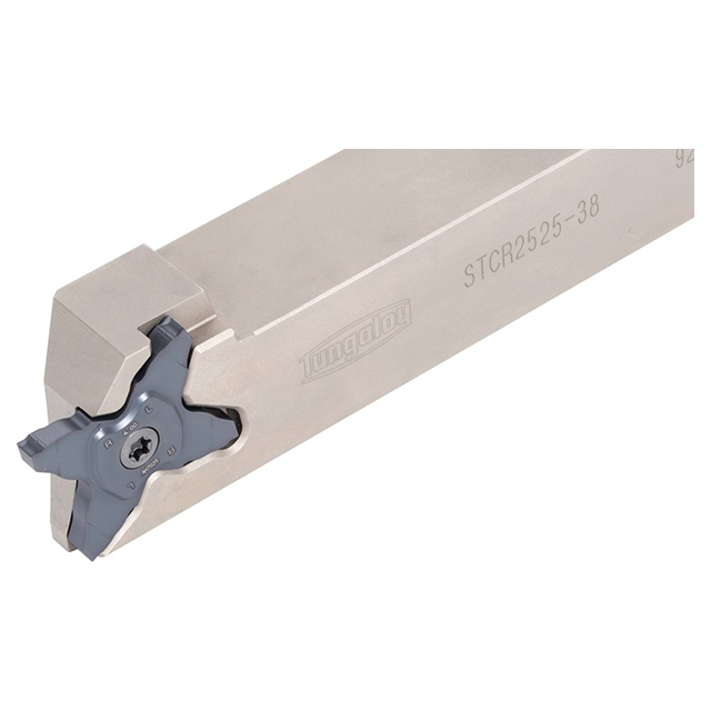 Tungaloy 6784967 | STCL2525-38 25.00mm Shank Height x 135.00mm OAL Steel Left Hand Indexable Grooving Toolholder