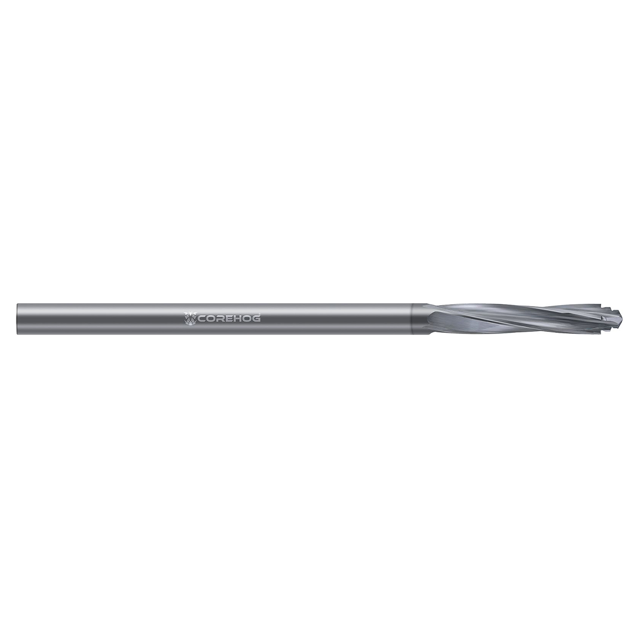 CoreHog C90585 | 0.2188" (7/32) Drill Diameter x 0.2188" (7/32) Shank x 1.5000" (1-1/2) Flute Length 4 Flute Diamond Like Carbon Coated Solid Carbide Step Drill Bit