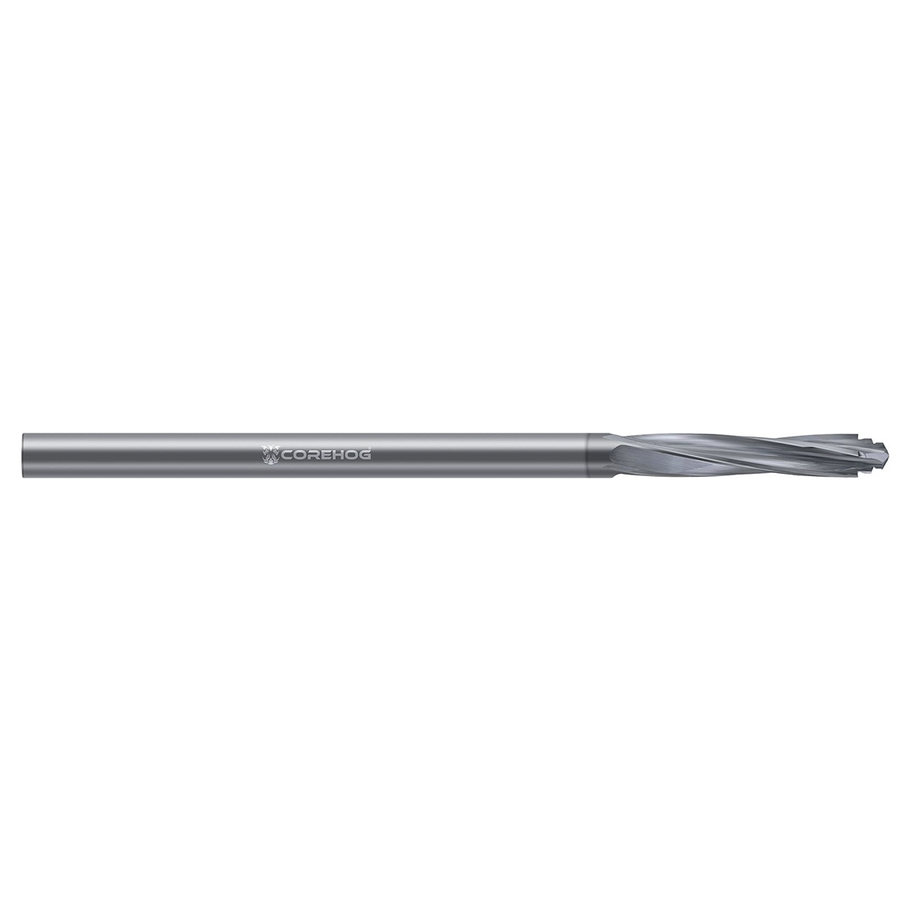 CoreHog C00081 | 0.2500" (1/4) Drill Diameter x 0.2500" (1/4) Shank x 1.5000" (1-1/2) Flute Length 4 Flute Chemical Vapor Deposition Coated Solid Carbide Step Drill Bit