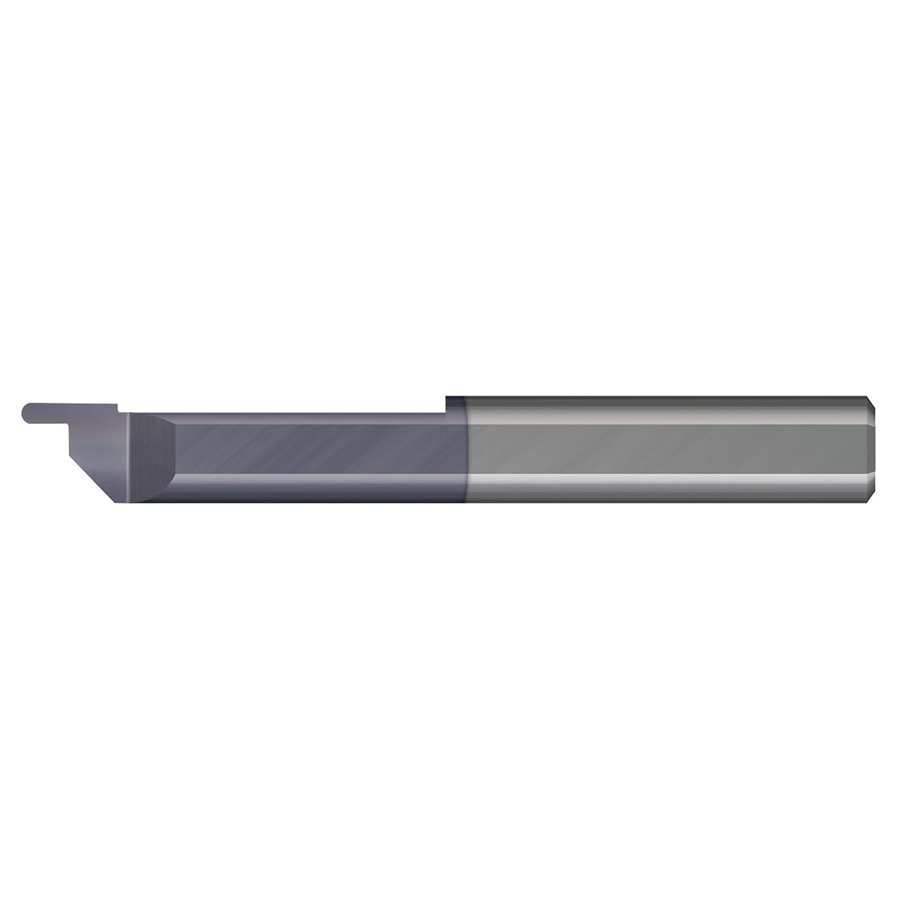 Micro 100 FGIF-0720 | 0.3025" Minimum Bore Diameter x 1.250" (1-1/4) Maximum Bore Depth x 0.1250" (1/8) Projection x 0.0310" (1/32) Radius Uncoated Right Hand Grooving Tool