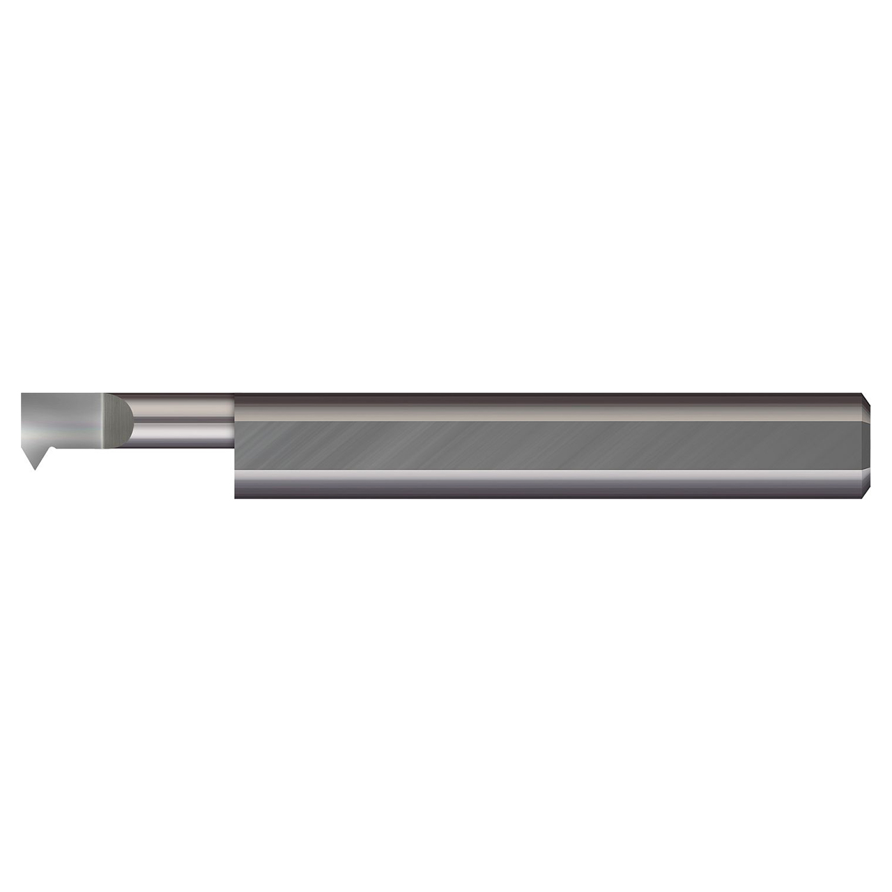 Micro 100 IT-2301250x | 10-48 Thread x 0.2520" Minimum Bore Diameter x 1.250" (1-1/4) Maximum Bore Depth x 0.0550" Projection x 0.0020" Radius AlTiN Coated Right Hand Threading Tool