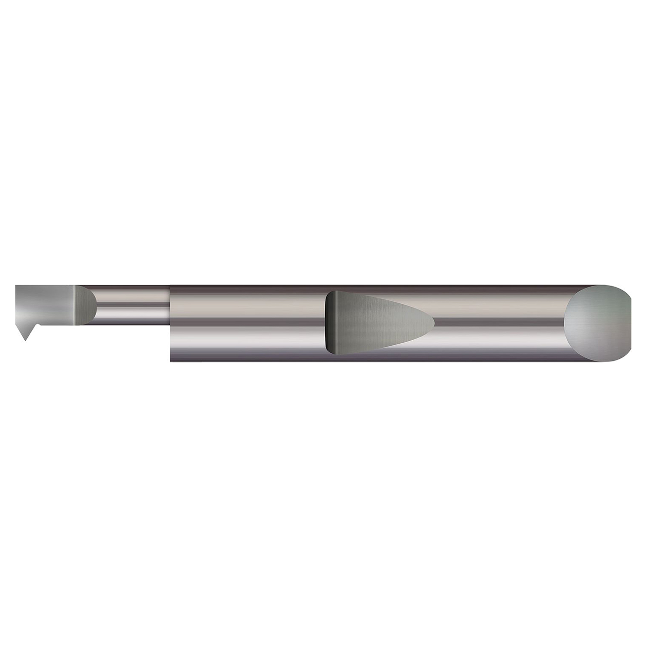 Micro 100 QIT-3601500 | 7-32 Thread 0.3820" Minimum Bore Diameter x 1.500" (1-1/2) Maximum Bore Depth x 0.0850" Projection x 0.002" Radius Uncoated Right Hand Quick Change Threading Tool