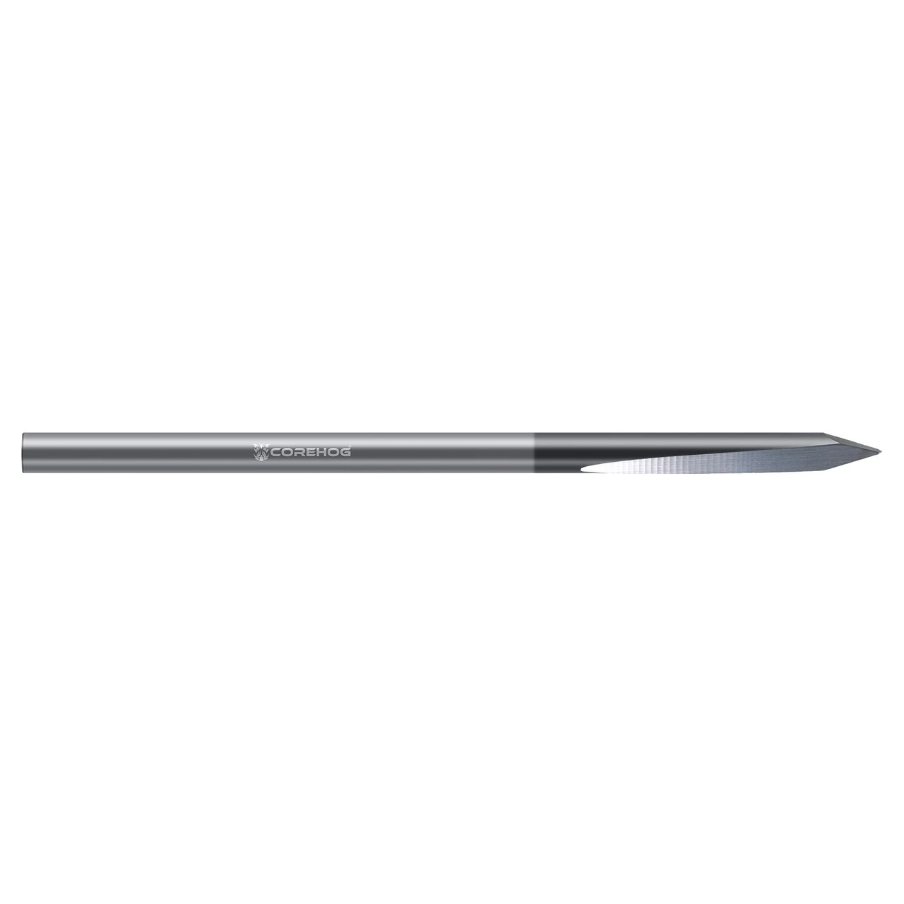 CoreHog C48825 | 0.1563" (5/32) Drill Diameter x 0.1563" (5/32) Shank x 4.000" (4) OAL 2 Flute Uncoated Solid Carbide Spade Drill