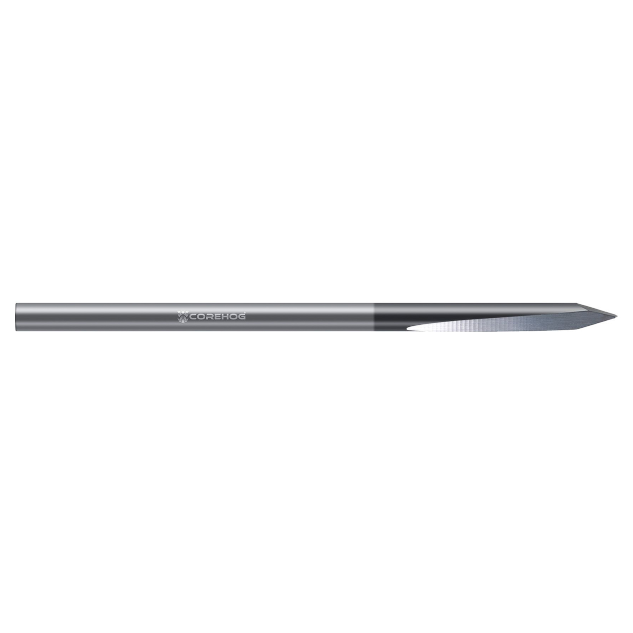 CoreHog C45685 | 0.2340" (15/64) Drill Diameter x 0.2340" (15/64) Shank x 6.000" (6) OAL 2 Flute Uncoated Solid Carbide Spade Drill