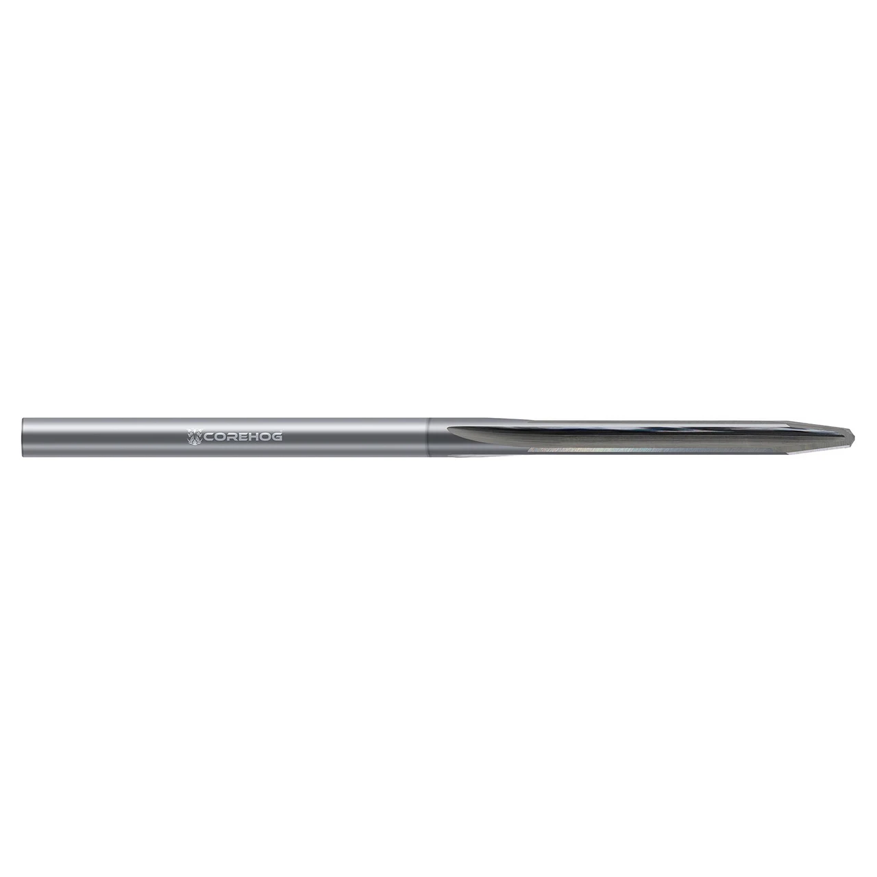 CoreHog C82390 | 0.1563" (5/32) Drill Diameter x 0.1563" (5/32) Shank x 1.5000" (1-1/2) Flute Length 4 Flute Diamond Like Carbon Coated Solid Carbide Tapered Drill Reamer