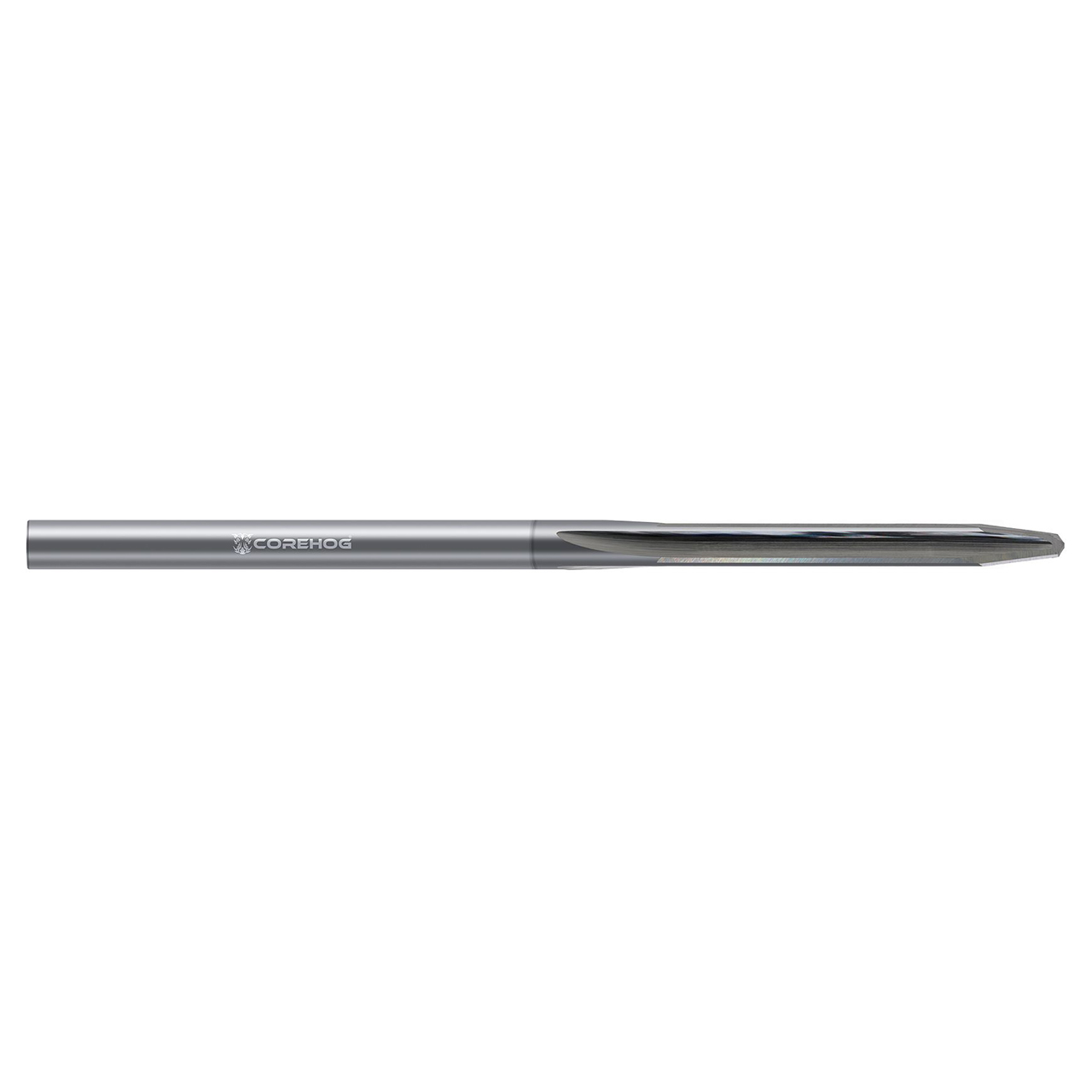 CoreHog C21169 | 0.0980" Drill Diameter x 0.0980" Shank x 1.5000" (1-1/2) Flute Length 4 Flute Chemical Vapor Deposition Diamond Coated Solid Carbide Tapered Drill Reamer