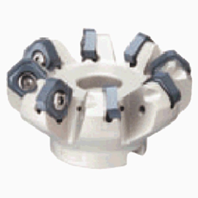 Tungaloy 6861803 | TAN07R080M25.4-08 80.00mm Diameter x 7.50mm Depth x 50.00mm OAL Steel Right Hand Indexable Square-Shoulder Face Mill