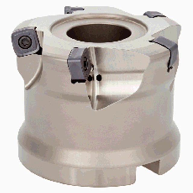 Tungaloy 6879583 | TXQ12R400U0150A06 4.000" Diameter x 0.079" Depth x 2.480" OAL Steel Right Hand Indexable High-Feed Face Mill