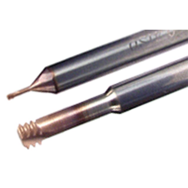 Tungaloy 5667129 | MTECS03024C150.5ISO AH725 0.095" Diameter x 1.535" Functional Length 3 Flute TiAlN Coated Carbide Helical Flute Thread Mill