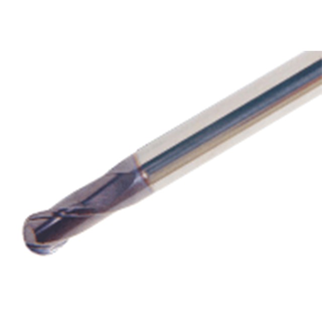 Tungaloy 5650007 | TEB060A2-12/22C06M80 AH750 6.00mm Diameter x 80.00mm OAL 2 Flute TiAlN Coated Carbide Ball End Mill