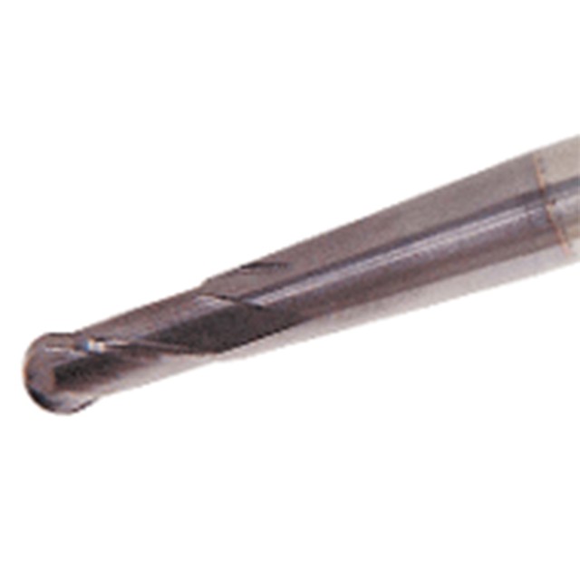 Tungaloy 5650052 | TEB100A2-18/21/1.5C12M130 AH750 10.00mm Diameter x 130.00mm OAL 2 Flute TiAlN Coated Carbide Ball End Mill