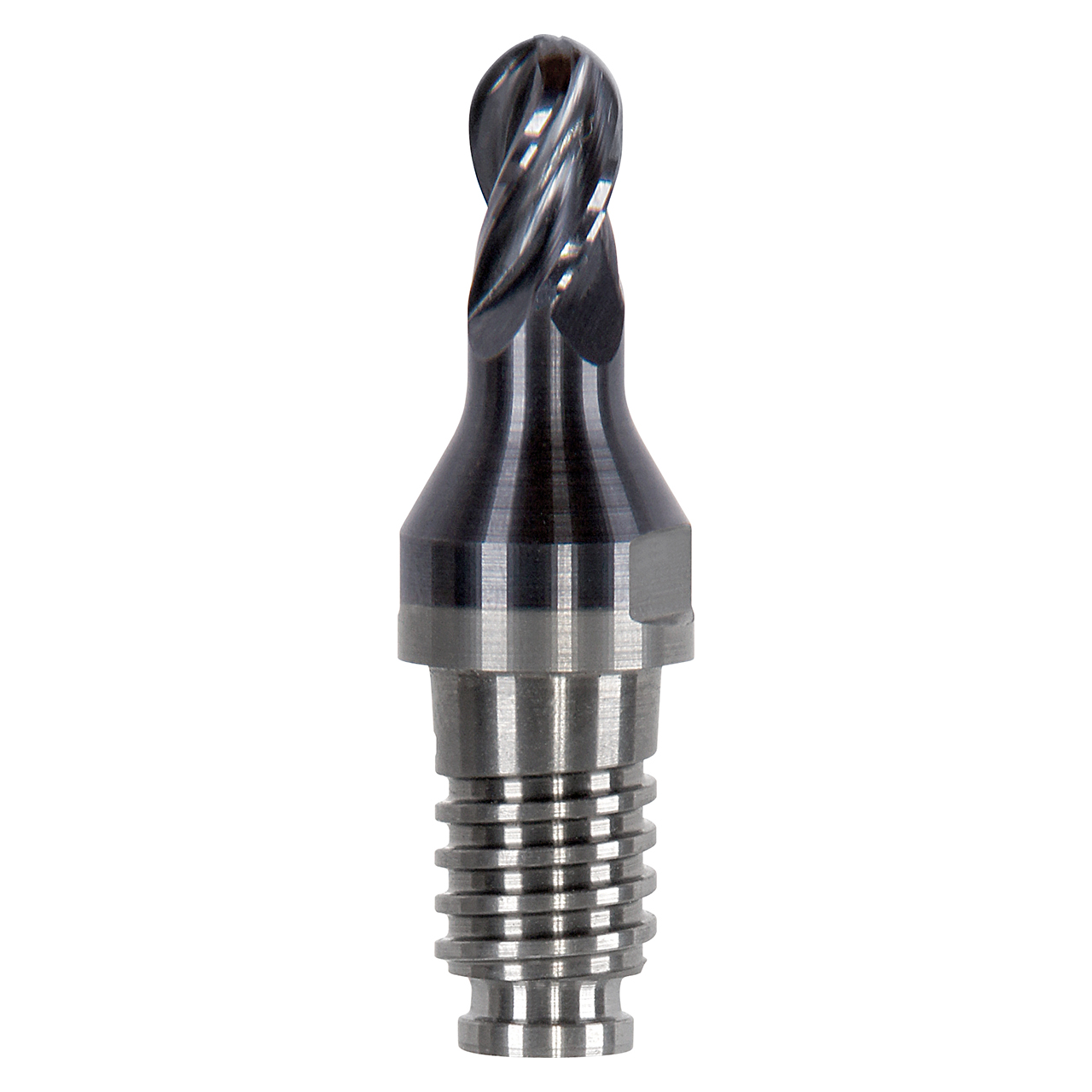 Haimer DL10V2004MN0300RDA | DL10 x 3.00mm Diameter x 20.00mm LOC 4 Flute Ball End Mill Head