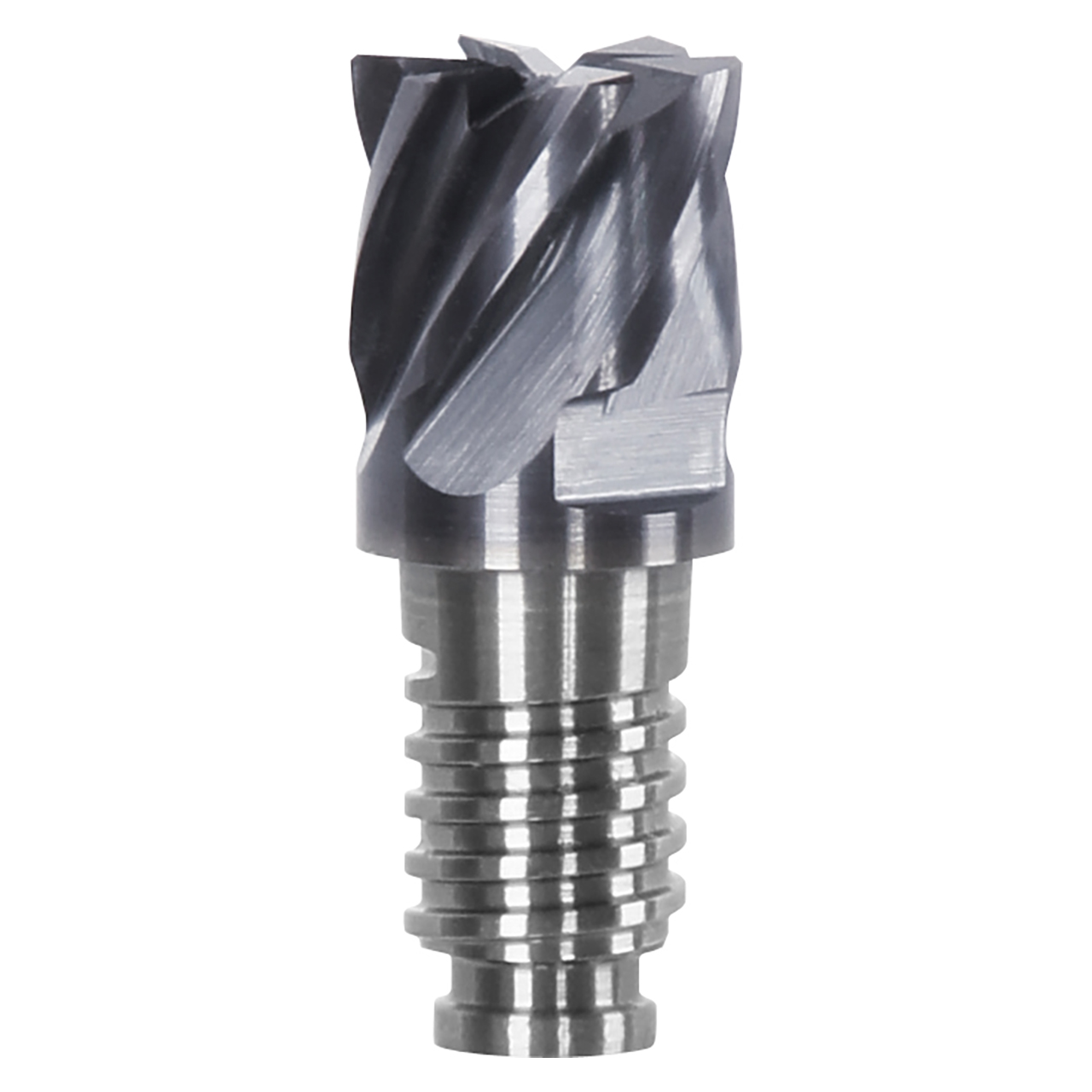 Haimer DL12F2006MN1200R2.00DA | DL12 x 12.00mm Diameter x 24.00mm LOC x 2.00mm Radius 6 Flute Corner Radius & Corner Chamfer End Mill Head