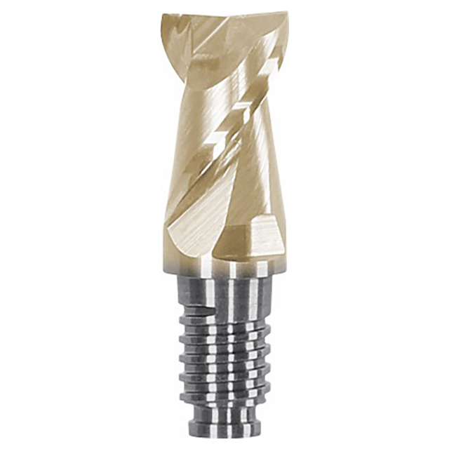 Haimer DL16F4002MN1600CDC | DL16 x 16.00mm Diameter x 32.00mm LOC 2 Flute Corner Radius & Corner Chamfer End Mill Head
