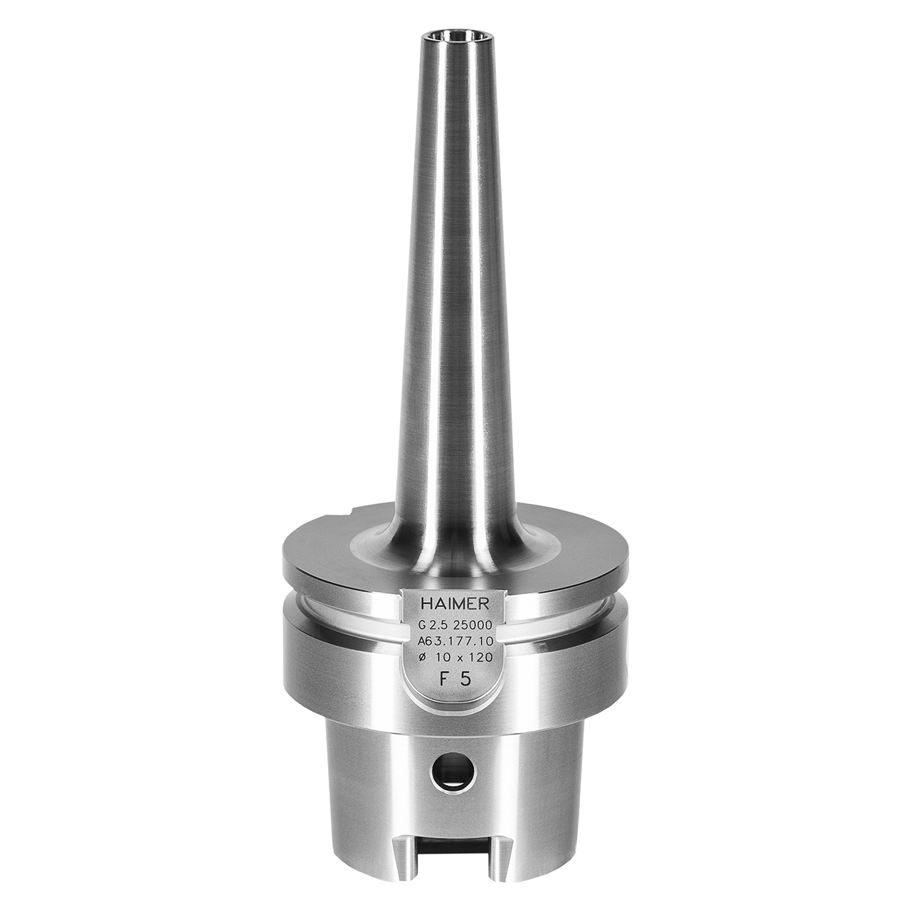 Haimer A63.173.10 | 10.00mm Diameter x 80.00mm Length ZG80 HSK-A63 Shrink-Fit Chuck