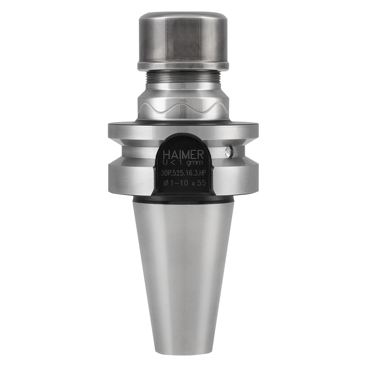Haimer 30P.529.25.3.075.HP | 75.00mm Length ZG75 BT30 ER25 Collet Chuck