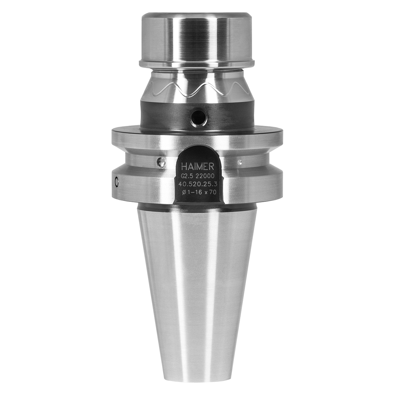 Haimer 40.522.16.3.HP | 160.00mm Length Oversize BT40 ER16 Collet Chuck