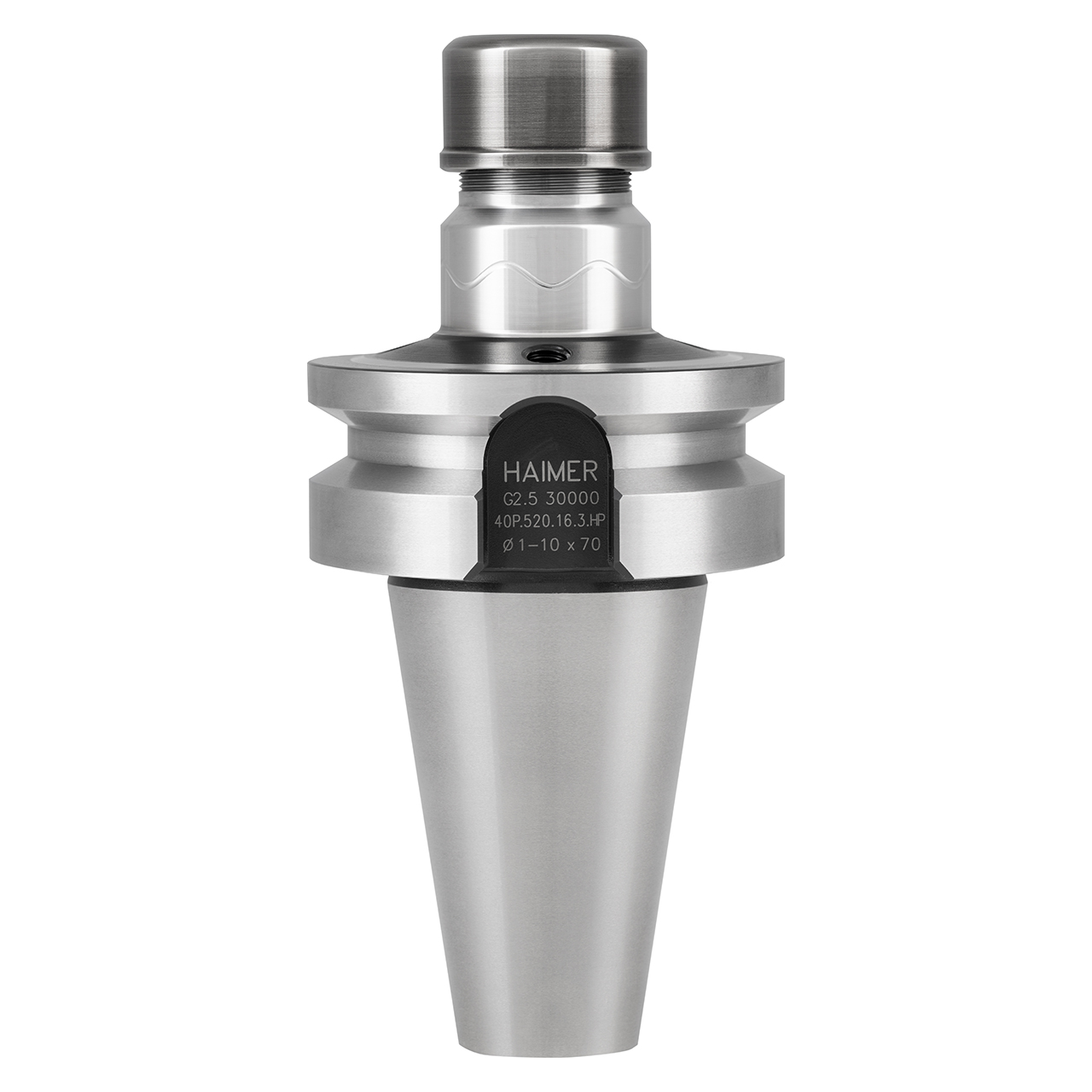 Haimer 40P.520.25.3.HP | 70.00mm Length Short BT40 ER25 Collet Chuck